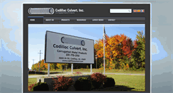 Desktop Screenshot of cadillacculvert.com